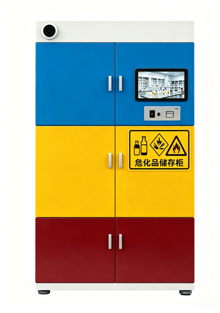 RFID Hazardous Chemical Management Cabinet - TagReader RFID product